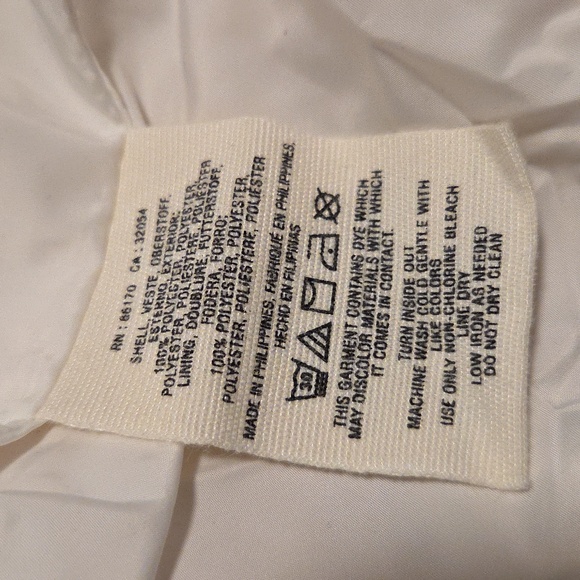 Anthropologie Hei Hei Women Ivory Cream Eyelet Swing Windbreaker Jacket Sz L euc - Picture 6 of 6